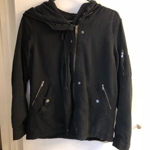Black utility jacket